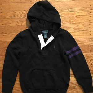 Boys Ralph Lauren Polo Sweater Hoodie Sz 8